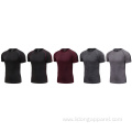 Wholesale Adult Short Sleeve Fitness Sport Men T-shirt